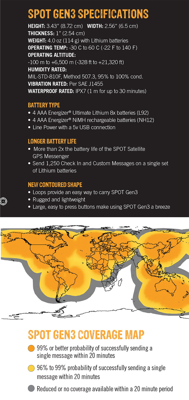 SPOT Gen3 Satellite GPS Messanger