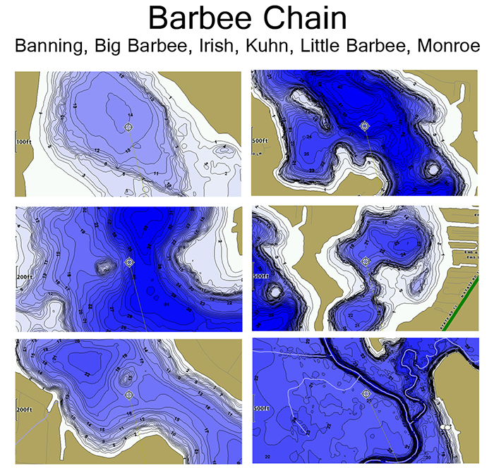 LakeMaster HB Chart Great Lakes (MI-IN-OH-KY-TN) Version 1 (600015-1)