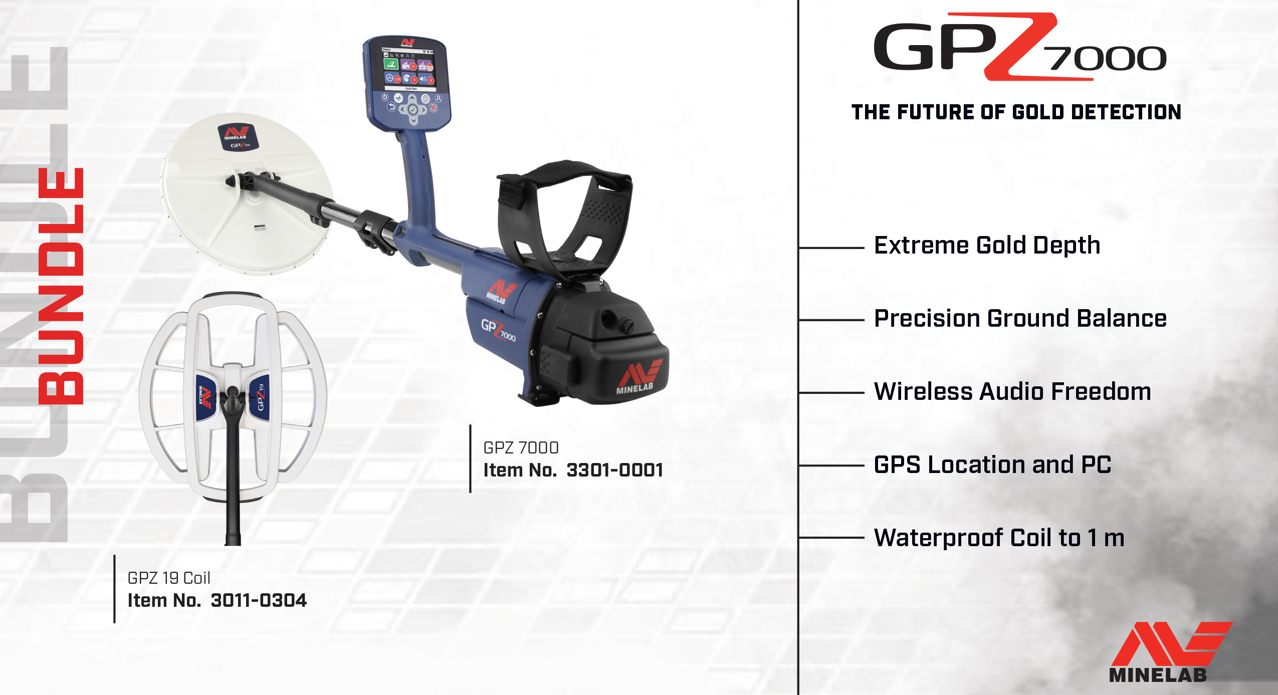Minelab GPZ 7000 GPZ7000 GPZ7000 Gold Metal Detector 33010001 Radioworld