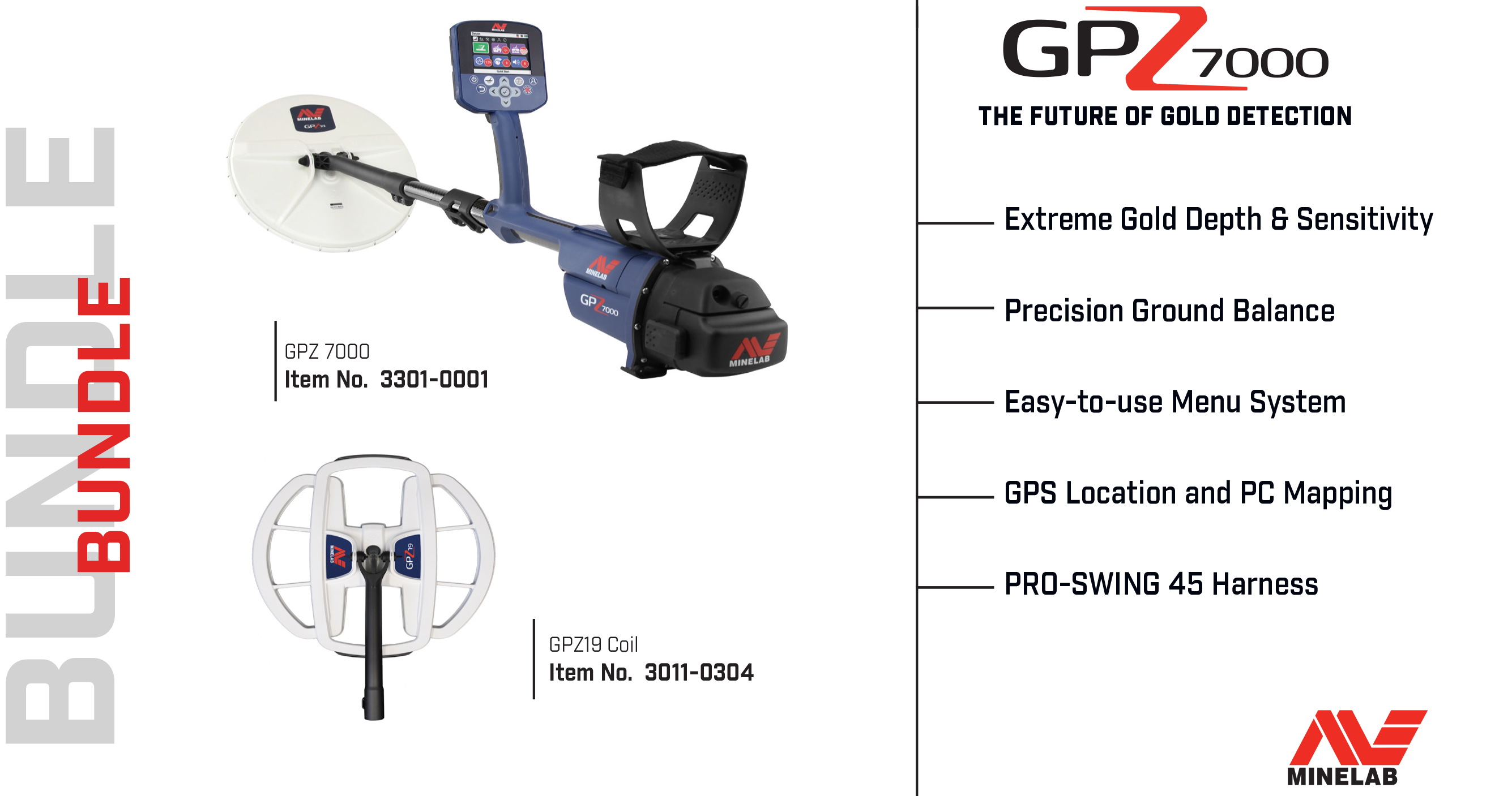 Minelab GPZ 7000 GPZ7000 GPZ7000 Gold Metal Detector 33010001 Radioworld